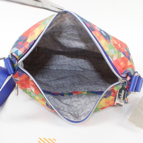 Easy Spirit Brinda NEW $69 10 x 14 x 3 Multicolor Zips Crossbody Purse