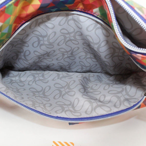 Easy Spirit Brinda NEW $69 10 x 14 x 3 Multicolor Zips Crossbody Purse