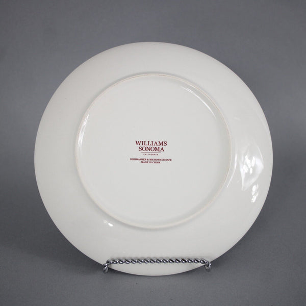 Williams Sonoma 8" Three Snowmen Set Of 3 Salad Plate