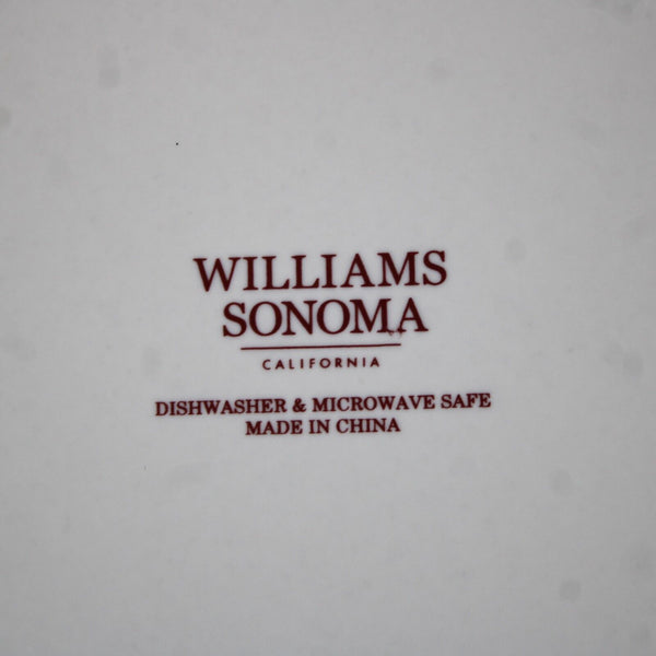 Williams Sonoma 8" Three Snowmen Set Of 3 Salad Plate