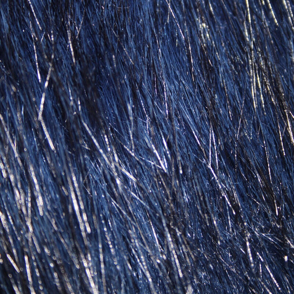 Shelli Segal Laundry Sz S Navy Blue Faux Fur Lined 100% Polyester Vest