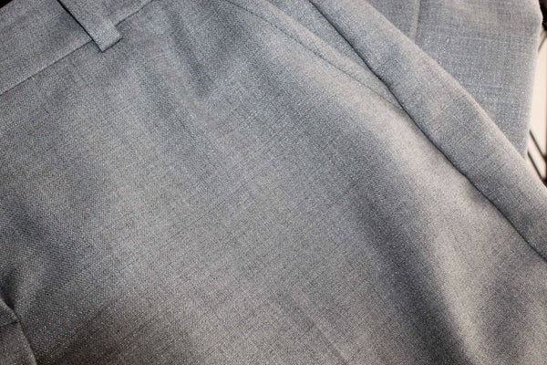 Trina Turk Sz 0 x 33 Gray Silver Shimmer Poly Viscose Lurex Lycra Pant