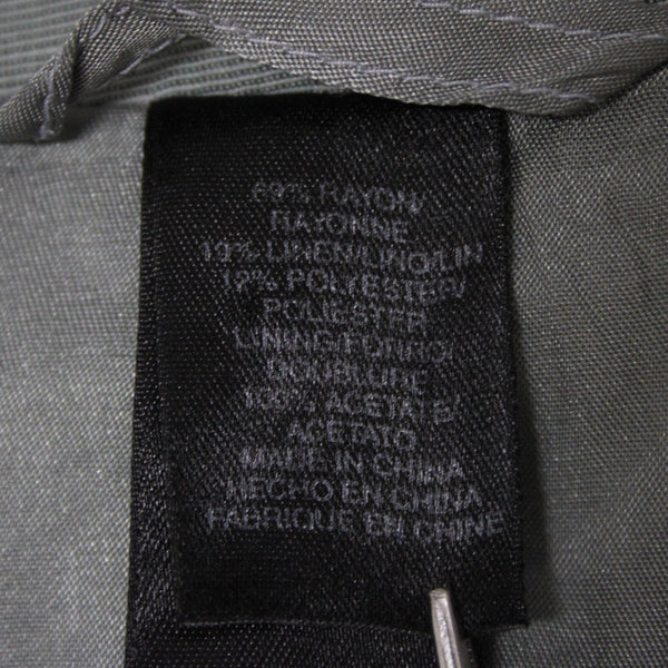 Claiborne Sz 42R Soft Blue Green Rayon Blend Patch Pocket 3 Button Sport Jacket