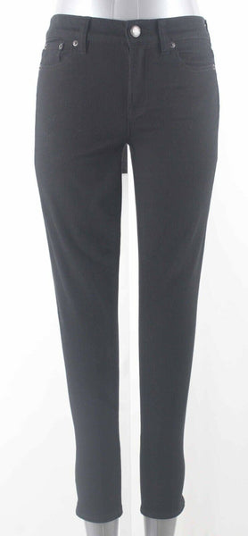 J Crew Toothpick Sz 27 X 28 Black Skinny Cotton Blend Jeans