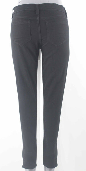 J Crew Toothpick Sz 27 X 28 Black Skinny Cotton Blend Jeans