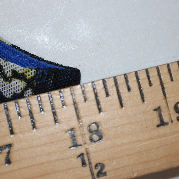 Nine West Dress Sz 16 Blue Yellow Multicolor Lined Mesh Polyester Elastane Dress