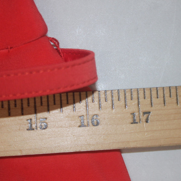 Lauren Ralph Lauren Dress NEW $156 Sz 6 Red Rhinestone Detail Belted Poly Dress