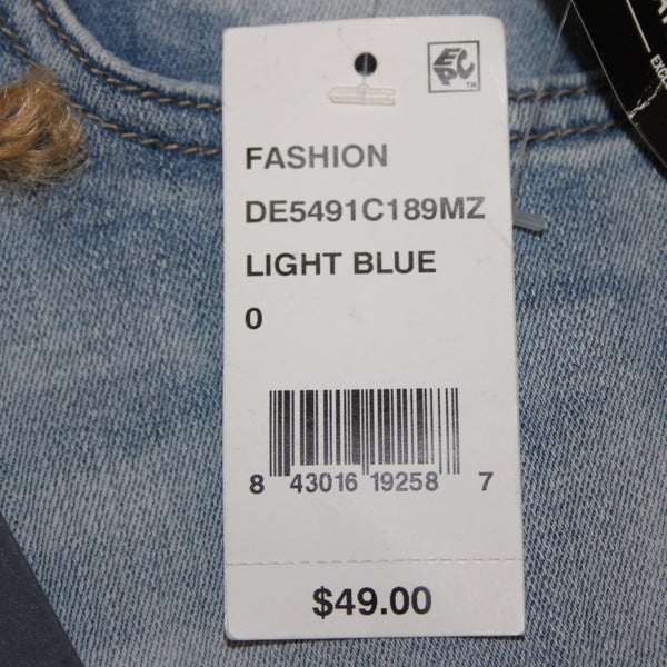 Indigo Rein NEW $49 Sz 24 x 27 Light Blue Denim Pockets Cotton Polyester Jeans