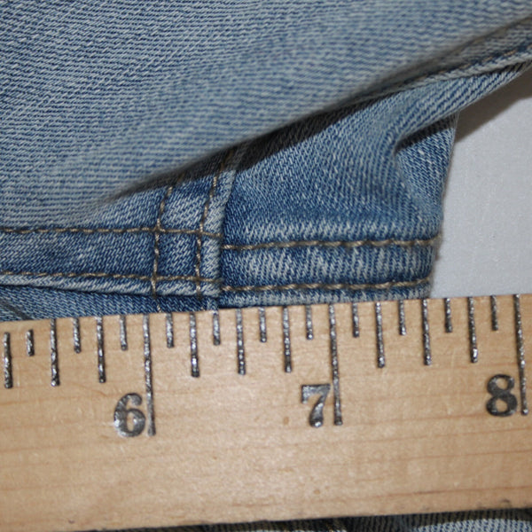 Indigo Rein NEW $49 Sz 24 x 27 Light Blue Denim Pockets Cotton Polyester Jeans