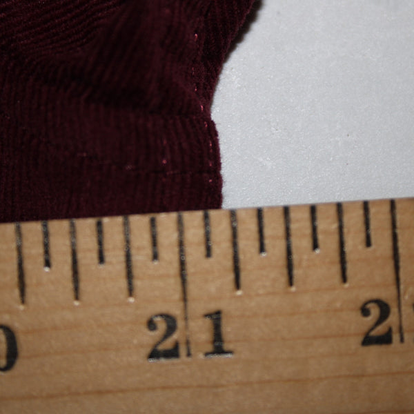 Eddie Bauer NEW $75 Dark Berry Purple Corduroy Collared 100% Cotton Top