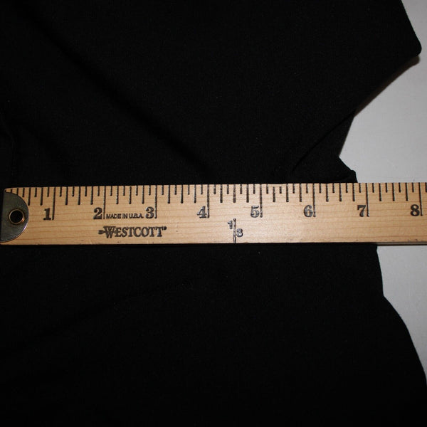 Carmen Marc Valvo Sz M x 25 Black Gold Silver Studded Elastic Waist Rayon Pants
