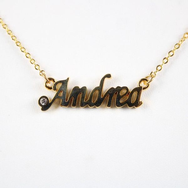 ANDREA NEW Goldtone Rhinestone Accent 14.5" w 4.5" Multi Ring Ext Necklace