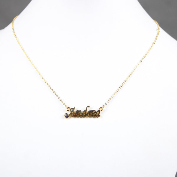 ANDREA NEW Goldtone Rhinestone Accent 14.5" w 4.5" Multi Ring Ext Necklace