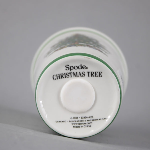 Spode Travel Mug Christmas Tree With Cap 8 oz Travel Mug