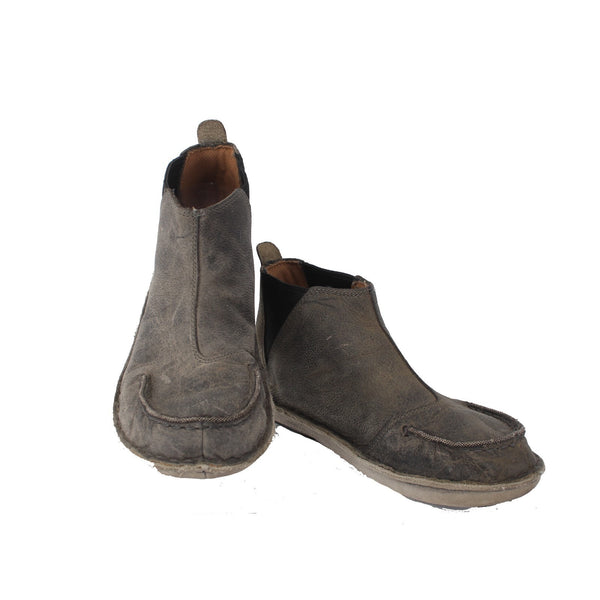 Tamarindo Boots Sz 10 M Brown Moccasin Style Toe Slip On 100% Leather Boots