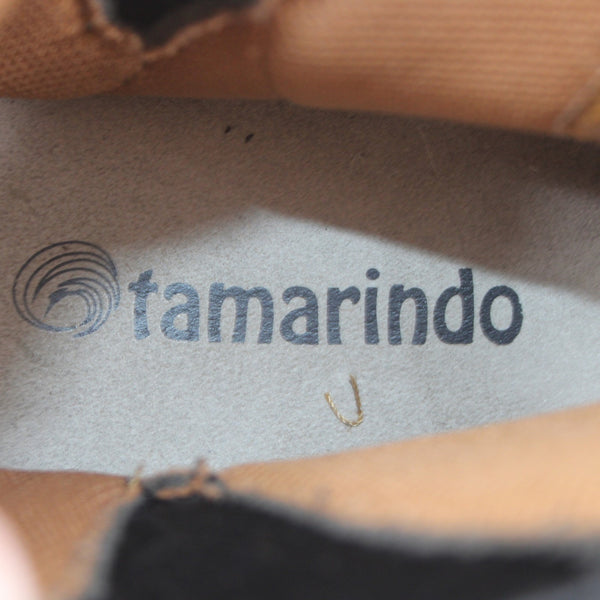 Tamarindo Boots Sz 10 M Brown Moccasin Style Toe Slip On 100% Leather Boots