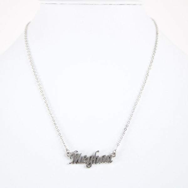 MEGHAN Silvertone NEW Rhinestone Accent 14.5" w 4.5" Multi Ring Ext Necklace