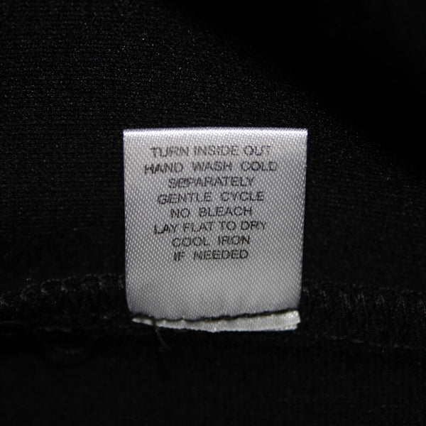 Athena Marie Sz S x 29 Black Rhinestones Zipper Elastic Waist Rayon Nylon Pant