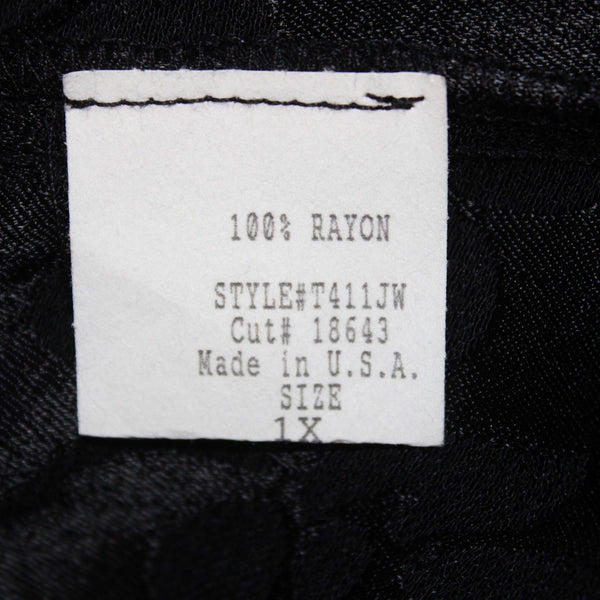 Spencer Alexis Top NEW $70 Sz 1X Black Floral Sleeveless 100% Rayon Top