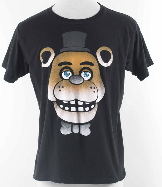 Five Nights At Freddy's Sz XL Black Multi 100% Cotton T Shirt