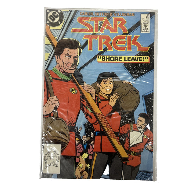 Dc Comics Comic Book Star Trek #46 Jan 88 Carlin Sutton Villagran Comic Book