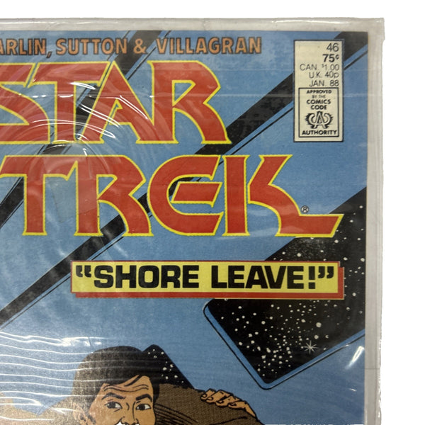 Dc Comics Comic Book Star Trek #46 Jan 88 Carlin Sutton Villagran Comic Book