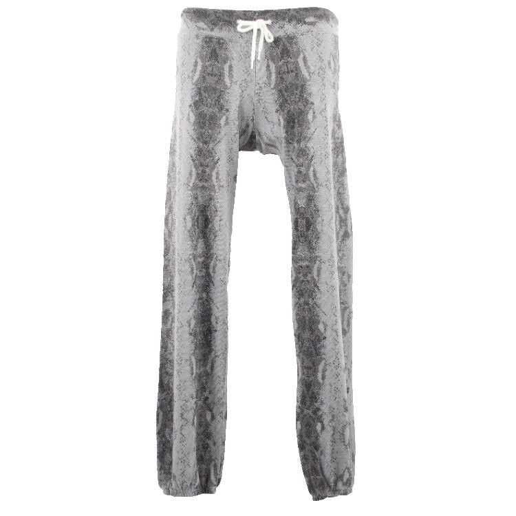 Monroe NEW $132 Sz S x 31 Gray Multi Snake Lounge Poly Blend Lounge Pant