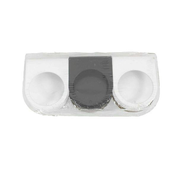 IKEA White Black Motsta Stackable Pack Of 3 Candle Holders