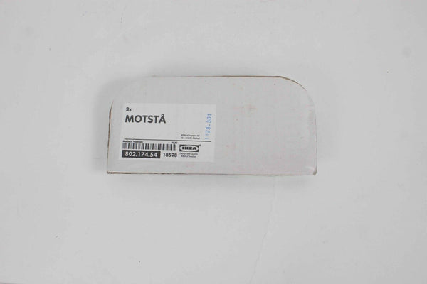 IKEA White Black Motsta Stackable Pack Of 3 Candle Holders