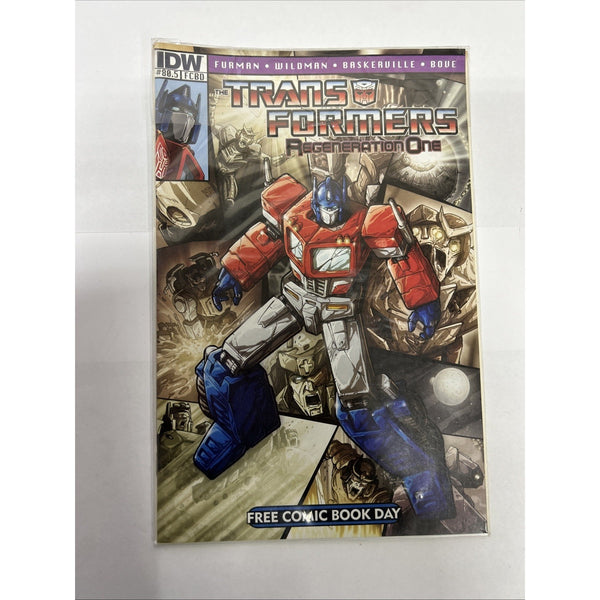 IDW Comic Book Transformer Regeneration One #80.5 Free Comic Book Day Comic Book