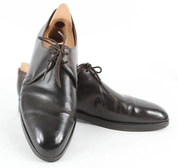 Wilkes Bashford Sz 10N Black Wingtip Leather Oxford Shoes