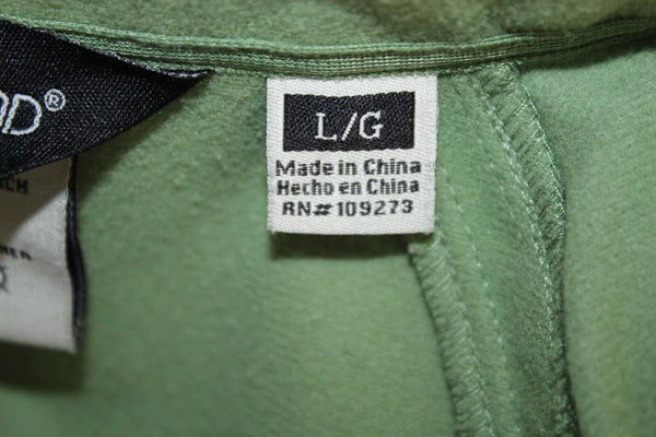 Black Diamond Sz L Green Zip Up Vents Polyester Spandex Jacket