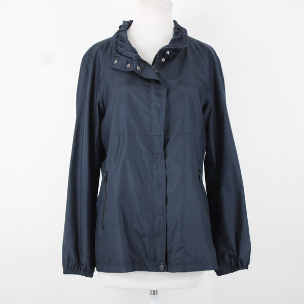 Paul Shark Yachting Sz L Navy Blue Pockets Waterproof 100% Polyester Jacket