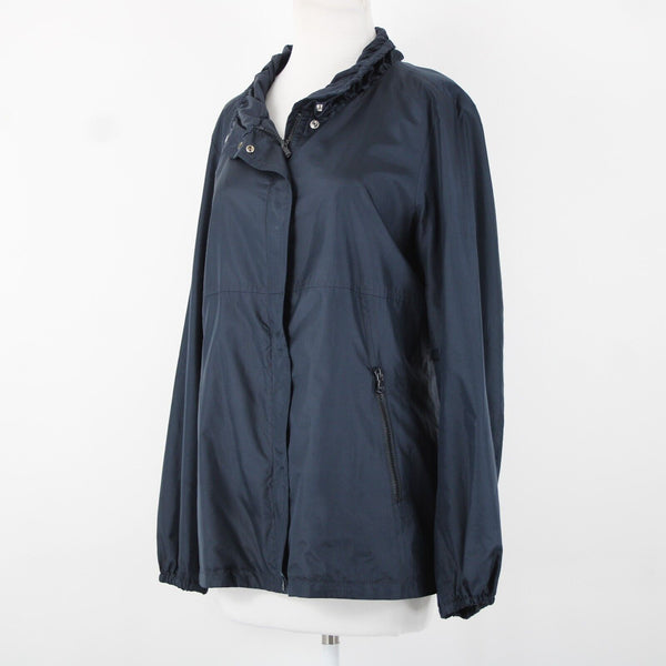 Paul Shark Yachting Sz L Navy Blue Pockets Waterproof 100% Polyester Jacket