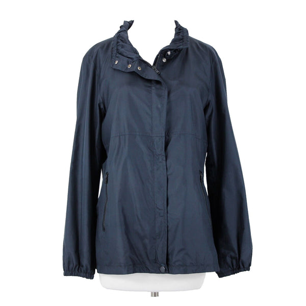 Paul Shark Yachting Sz L Navy Blue Pockets Waterproof 100% Polyester Jacket