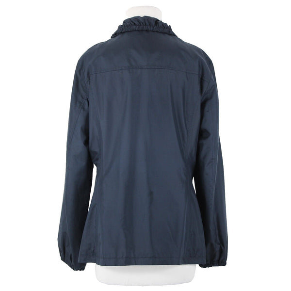 Paul Shark Yachting Sz L Navy Blue Pockets Waterproof 100% Polyester Jacket