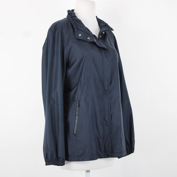 Paul Shark Yachting Sz L Navy Blue Pockets Waterproof 100% Polyester Jacket