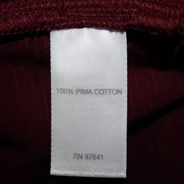 J Jill Sz L Petites Burgundy Purple Pima Cowl Neck Tunic 100% Pima Cotton Top