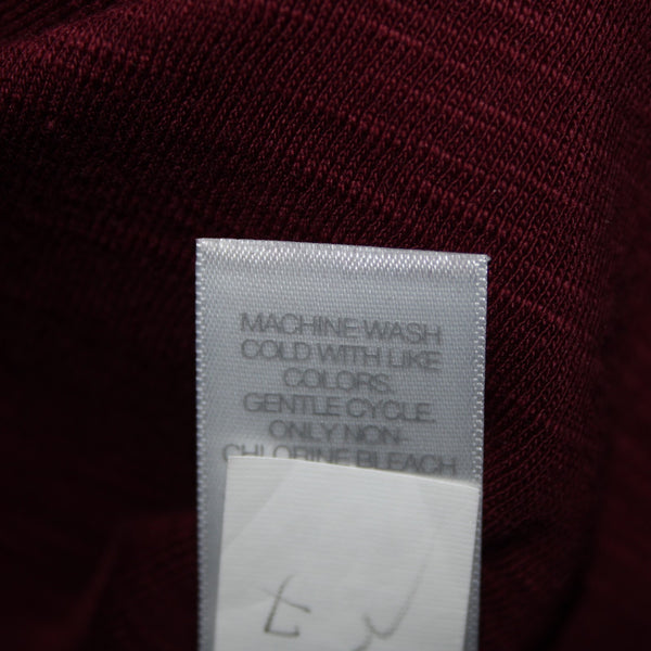J Jill Sz L Petites Burgundy Purple Pima Cowl Neck Tunic 100% Pima Cotton Top