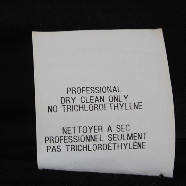 Cartise Sz 2 Black White Asymmetric Stripe Solid Back Lined Strapless Poly Dress