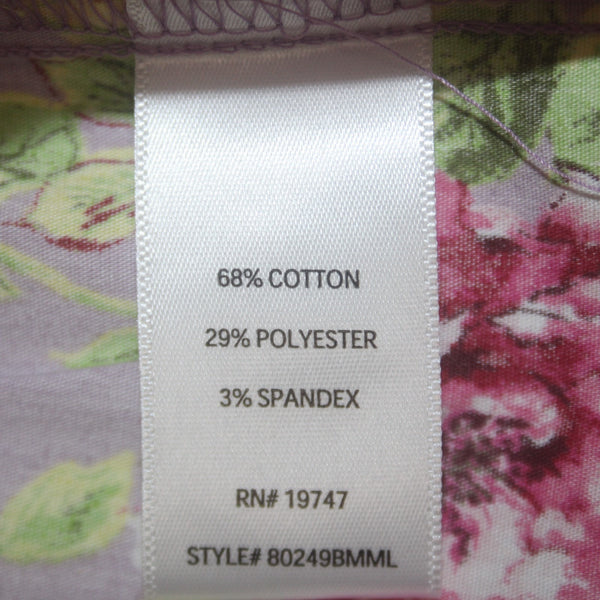 The Pioneer Woman Dress NEW Surplice Sz 1X Purple Multi Tea Garden Orchid Cotton