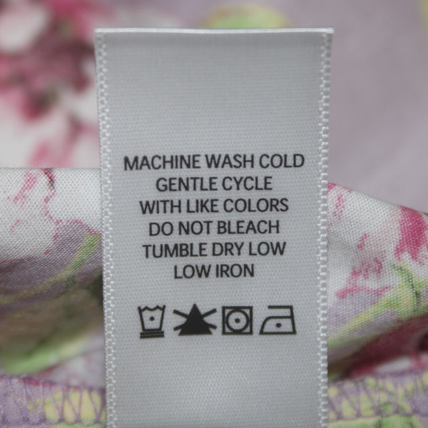 The Pioneer Woman Dress NEW Surplice Sz 1X Purple Multi Tea Garden Orchid Cotton
