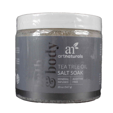 Artnaturals Bath & Body NEW 20oz Tea Tree Oil Salt Soak