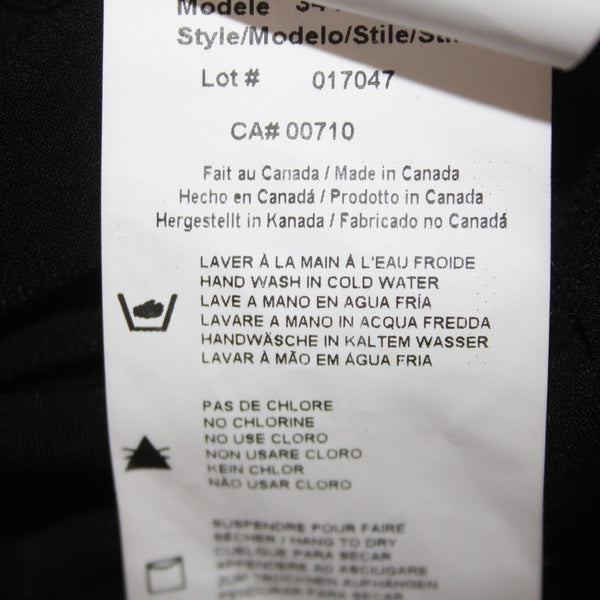 Joseph Ribkoff Top NEW $101 Sz 10 Black V Neck Polyester Elastane Top