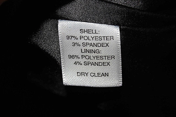 White House Black Market Sz 0 Black Strapless Poly Spandex Bubble Dress