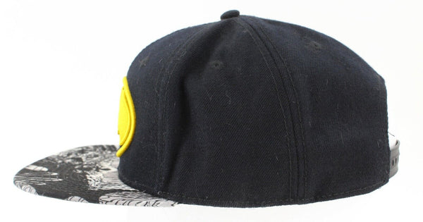 DC Comics Black White Gray Yellow Batman Emblem Acrylic Wool Poly Cap