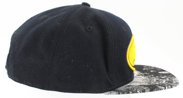 DC Comics Black White Gray Yellow Batman Emblem Acrylic Wool Poly Cap