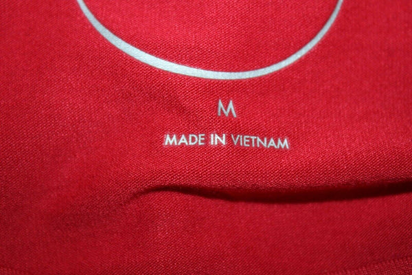 INC Sz M Red Knit Rayon Spandex Basic Layering Top