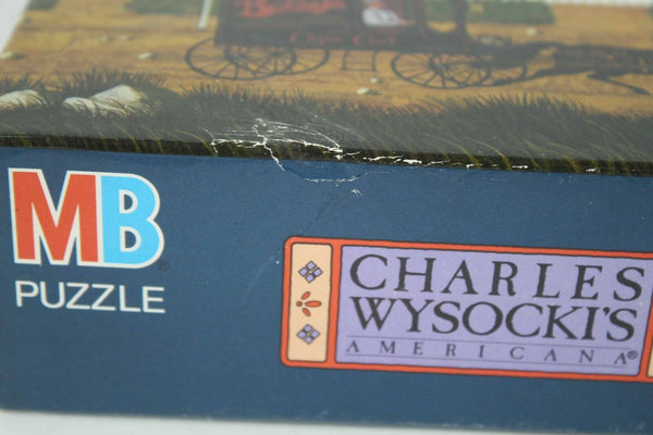 MB Puzzle Charles Wyocki's Americana Fully Interlocking 1,000 Piece Puzzle