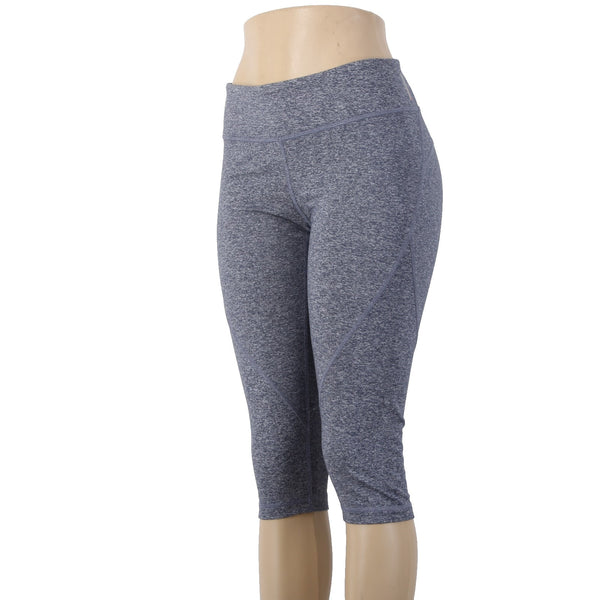 Zella AW Pant Sz M x 16 Blue White Pull On Knee Length Polyester Spandex AW Pant